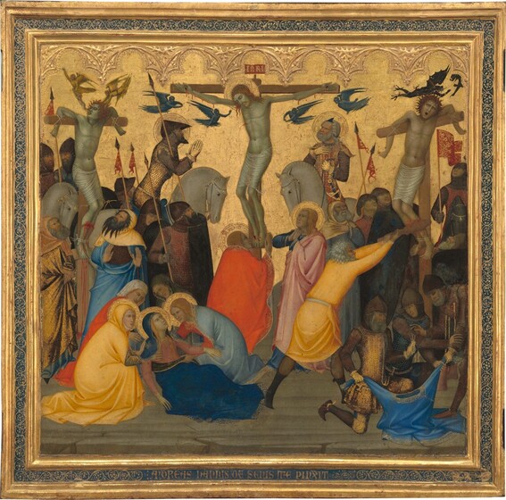 Scenes From The Passion Of Christ The Crucifixion Middle Panel