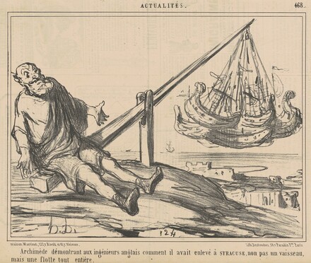 Archimede Demontrant Aux Ingenieurs Anglais