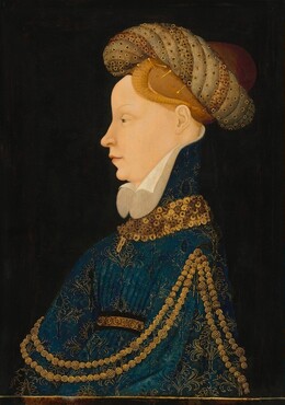 Franco-Flemish 15th Century, Profile Portrait of a Lady, c. 1410