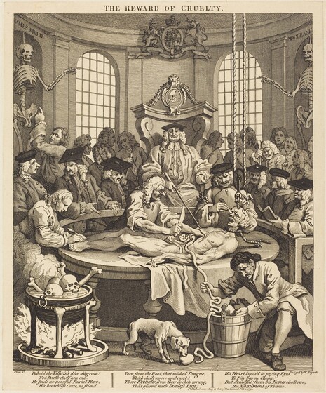 William Hogarth, The Reward of Cruelty, 17511751