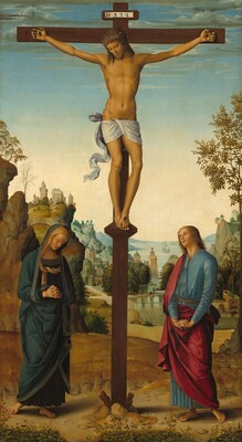 The Crucifixion With The Virgin Saint John Saint Jerome And
