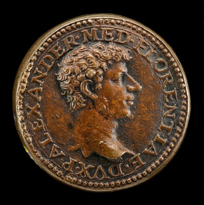 Alessandro De Medici 1510 1537 1st Duke Of Florence 1532 Obverse