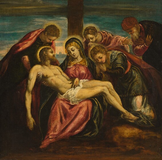 Circle of Jacopo Tintoretto, Lamentation, 1580s