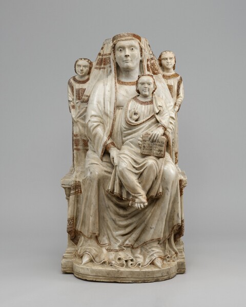 Madonna And Child With Two Angels