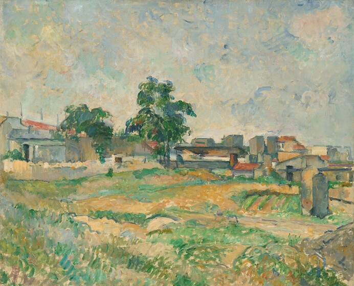 Paul Cézanne, Landscape near Paris, c. 1876
