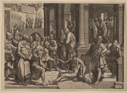Apostles Peter And John Healing The Paralytic