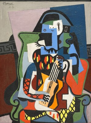 Harlequin Musician