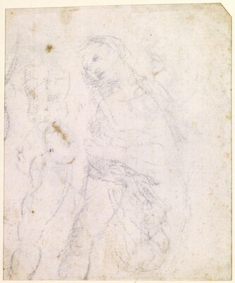 Леонардо да Винчи, Изучение Мадонны [стихотворения], вероятно 1470/1480 гг.
