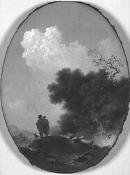 Mountain Landscape At Sunset