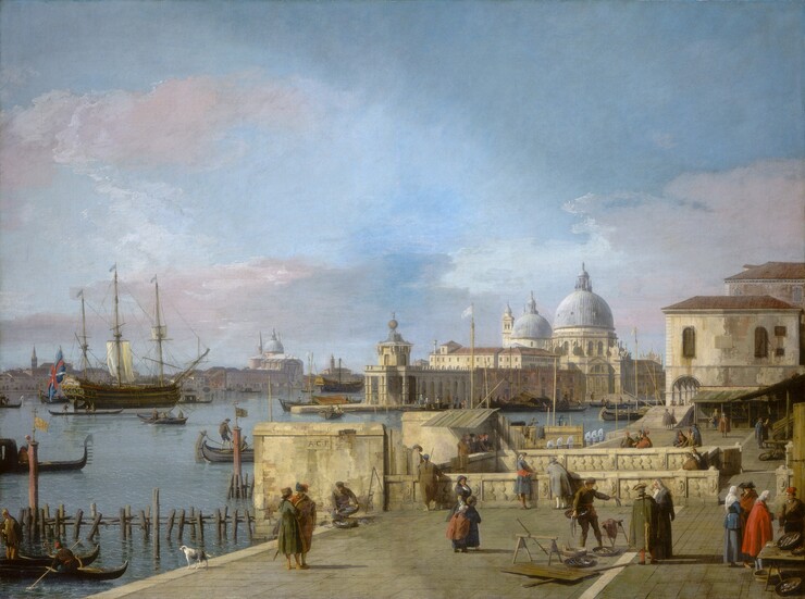 Canaletto, Entrance to the Grand Canal from the Molo, Venice, 1742/1744