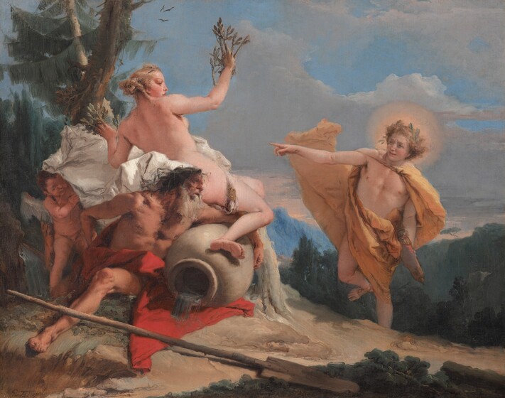 Giovanni Battista Tiepolo, Apollo Pursuing Daphne, c. 1755/1760